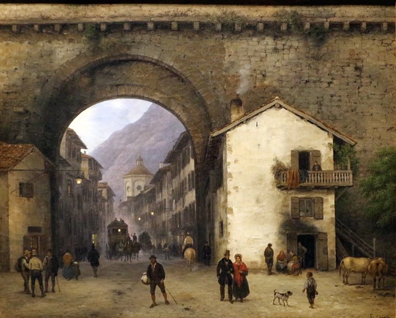 Porta torre a como